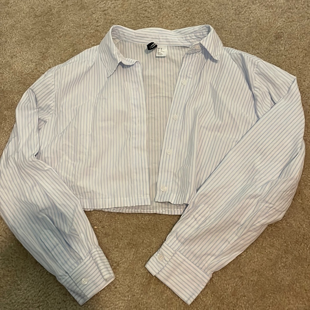 H&M Cropped Button Down